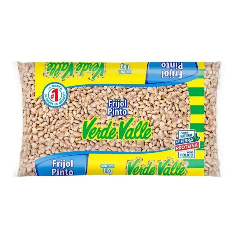 HARICOTS PINTOS SEC EN GRAIN VERDE VALLE 1 KG