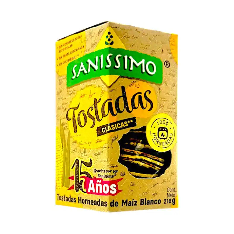 SANISSIMO TOSTADAS DE MAIS 216 GR