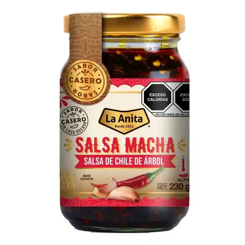 LA ANITA SAUCE MACHA PIMENT ARBOL 230 GR