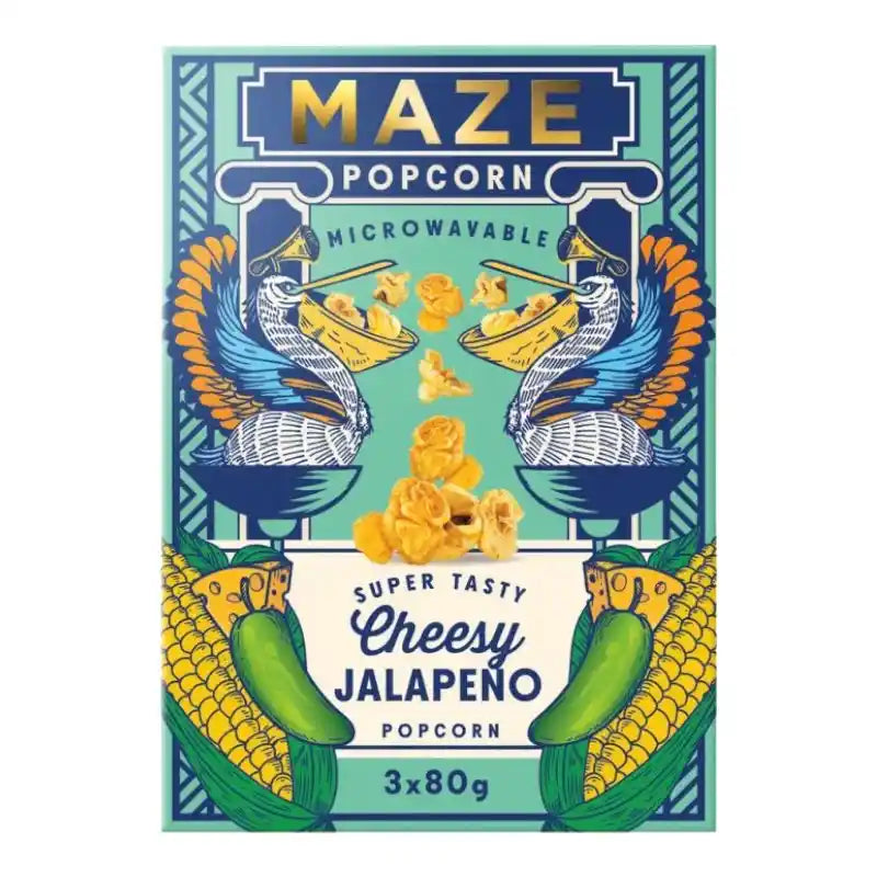 POPCORN MAZE CHEDDAR JALAPEÑO 240 GR