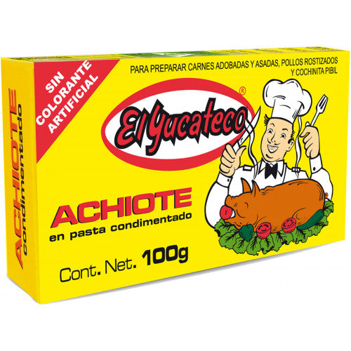 EL YUCATECO ACHIOTE PASTILLE  100 GR