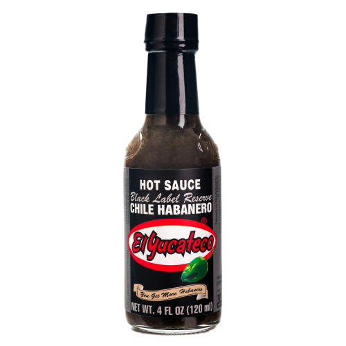 EL YUCATECO SAUCE  BLACK LABEL 120 GR