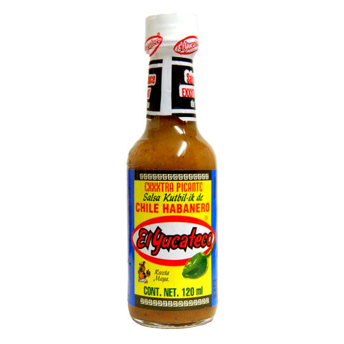 EL YUCATECO SAUCE XXX HOT 120 GR