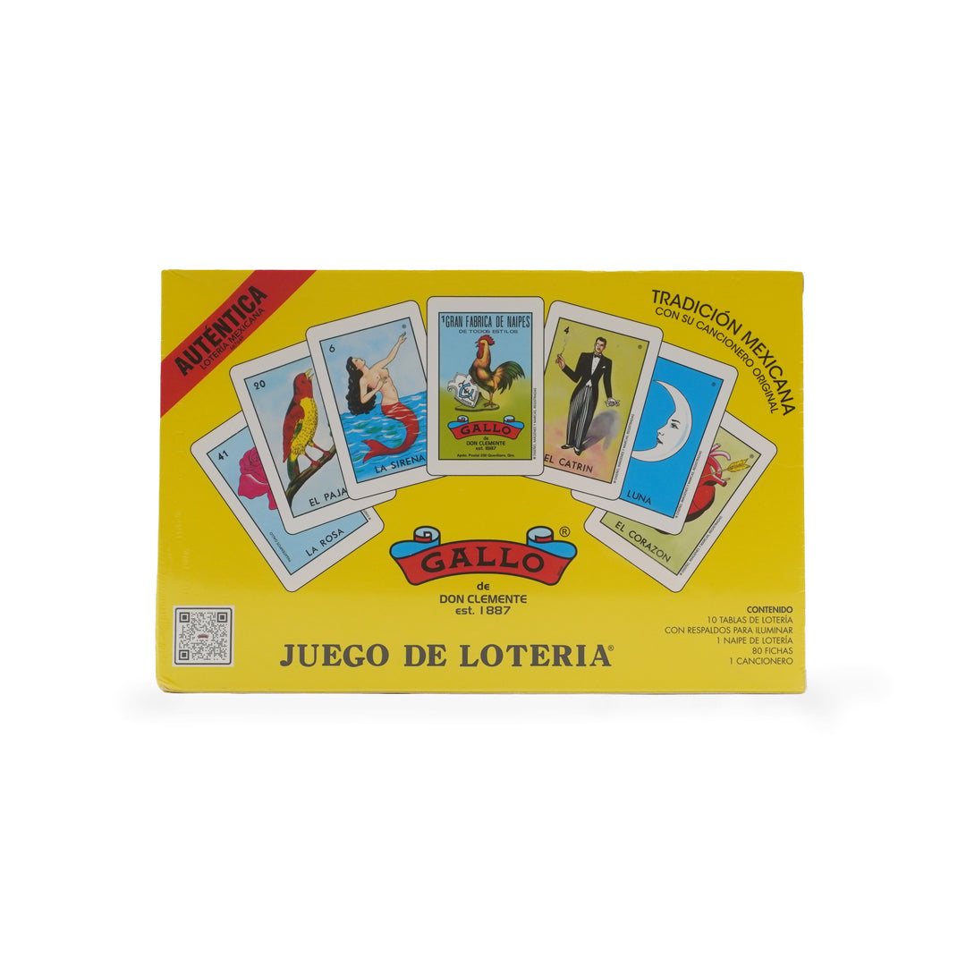JEU DE LOTERIE – LOTERIA- PRODUIT ORIGINAL "GALLO DE DON CLEMENTE"