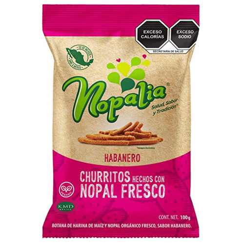 NOPALIA CHURRITOS HABANERO 80 GR