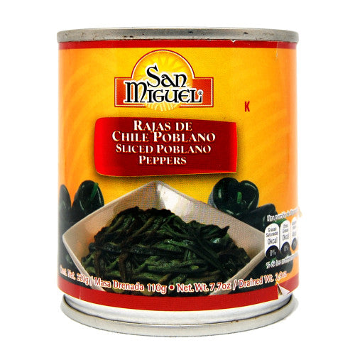 PIMENT POBLANO RAJAS 220 GR