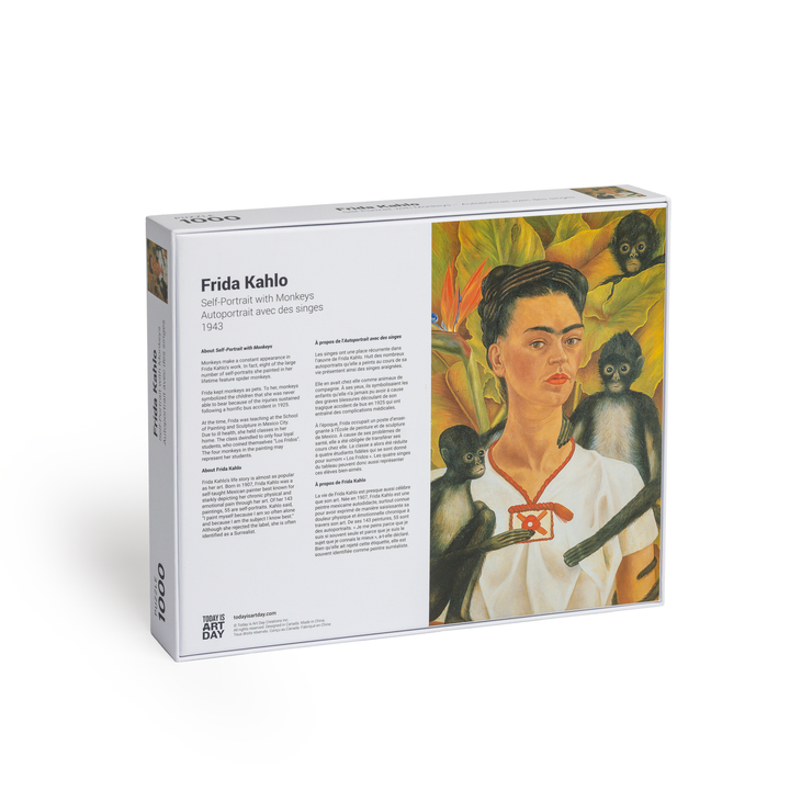PUZZLE FRIDA KAHLO – AUTOPORTRAIT AVEC DES SINGES