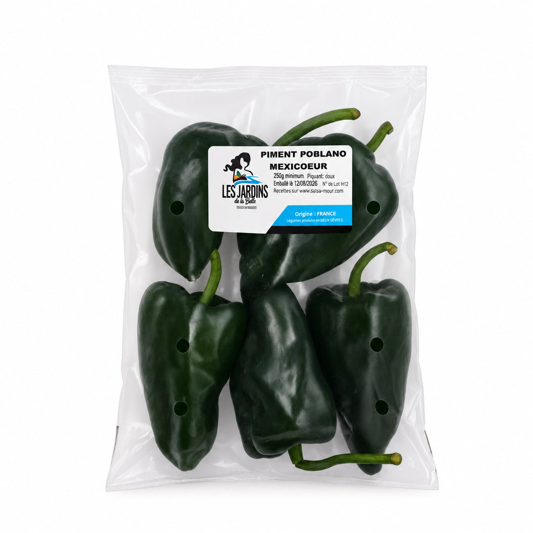 PIMENT POBLANO FRAIS 400 GR MINIMUM